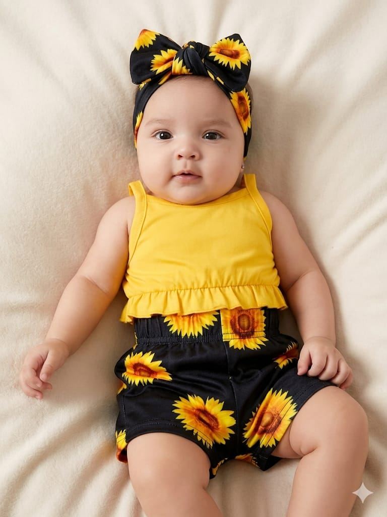 Set Girasol Amarillo